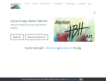 Tablet Screenshot of hbh-art.dk